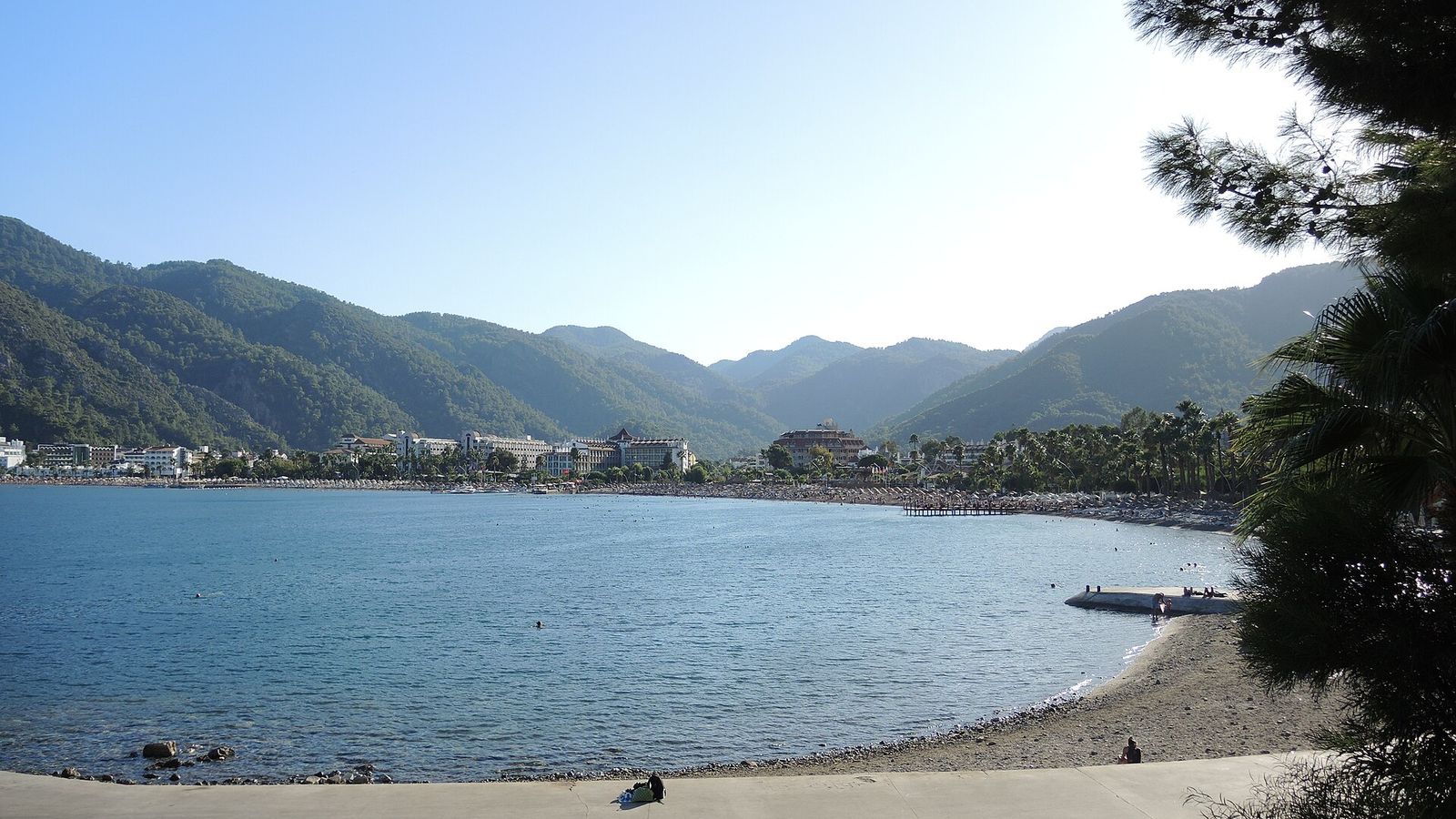Strand van Içmeler bij Marmaris